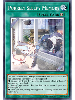 Purrely Sleepy Memory - OP24-EN010 - Super Rare
