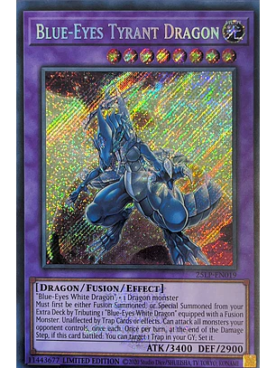 Blue-Eyes Tyrant Dragon - 25LP-EN019 - Secret Rare