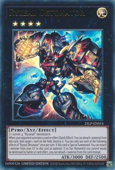 Ryzeal Detonator - 25LP-EN014 - Ultra Rare 1