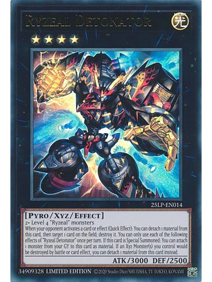 Ryzeal Detonator - 25LP-EN014 - Ultra Rare