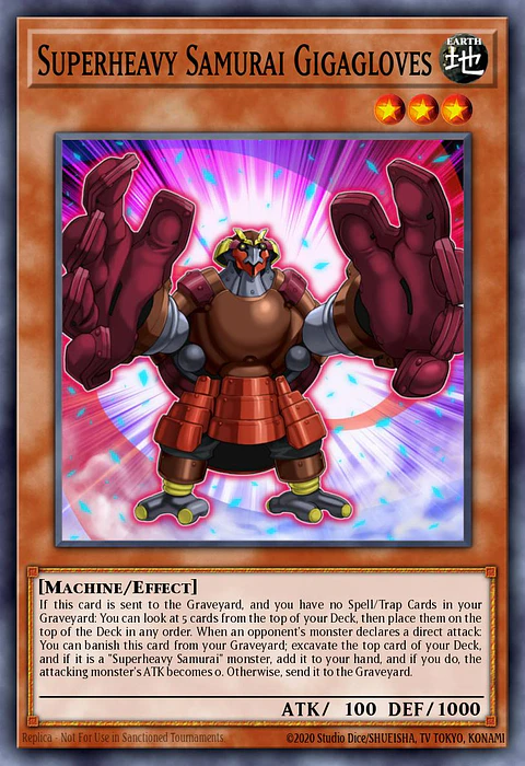 Superheavy Samurai Gigagloves - SP17-EN010 - Common