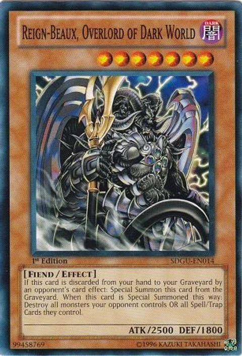 Reign-Beaux, Overlord of Dark World - SDGU-EN014 - Common