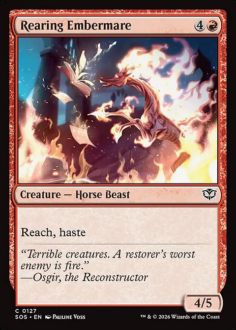 Rearing Embermare - SOS-127 - Common