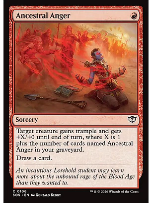 Ancestral Anger - SOS-106 - Common
