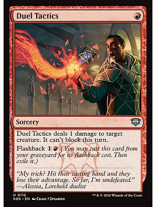 Duel Tactics - SOS-112-F - Uncommon - Foil