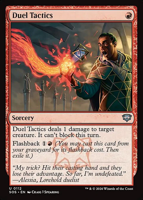 Duel Tactics - SOS-112-F - Uncommon - Foil