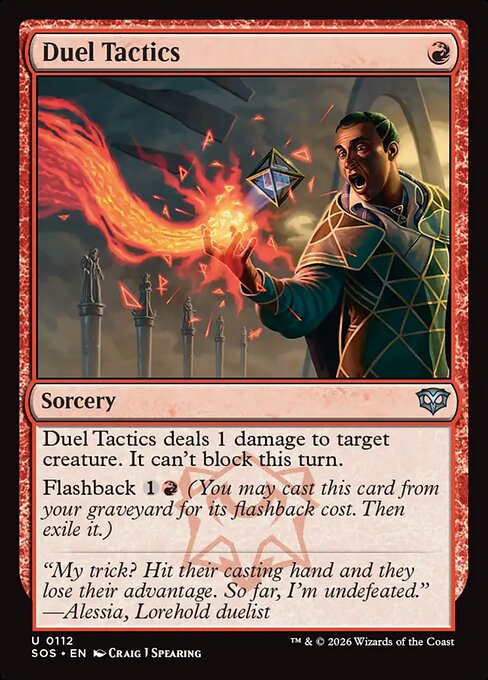 Duel Tactics - SOS-112-F - Uncommon - Foil 1