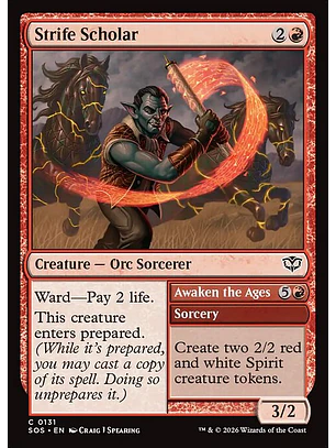 Strife Scholar // Awaken the Ages - SOS-131 - Common