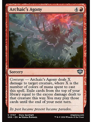 Archaic's Agony - SOS-107 - Uncommon
