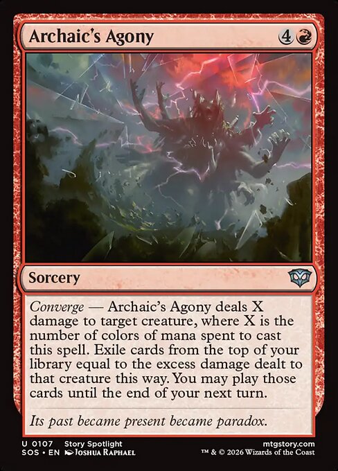 Archaic's Agony - SOS-107 - Uncommon 1