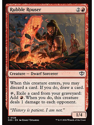 Rubble Rouser - SOS-128-F - Common - Foil