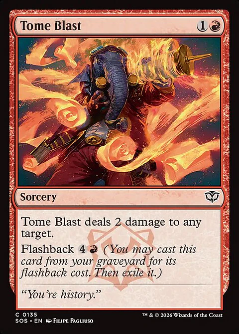 Tome Blast - SOS-135-F - Common - Foil