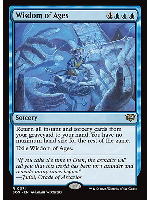 Wisdom of Ages - SOS-71 - Rare