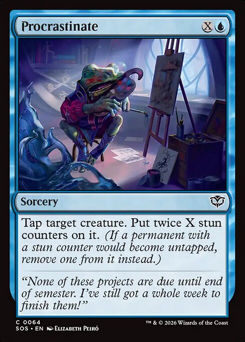 Procrastinate - SOS-64 - Common 1