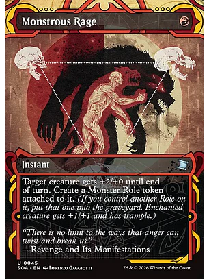 Monstrous Rage - SOA-45 - Uncommon