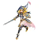 Megahouse Figures Monsters Chronicle Art Works Monsters: Yu Gi Oh Duel Monsters - Dark Magician Girl The Dragon Knight - thumbnail 3