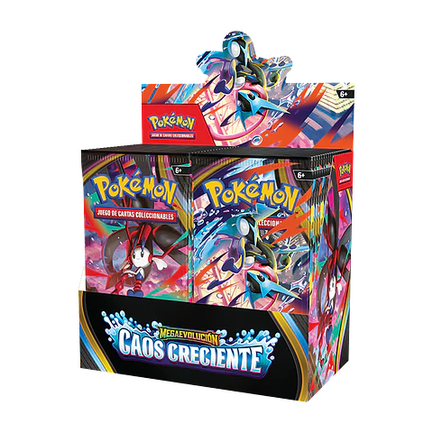 Pokémon TCG: Mega Evolution - Chaos Rising Booster Display