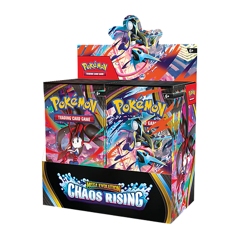 Pokémon TCG: Mega Evolution - Chaos Rising Booster Display
