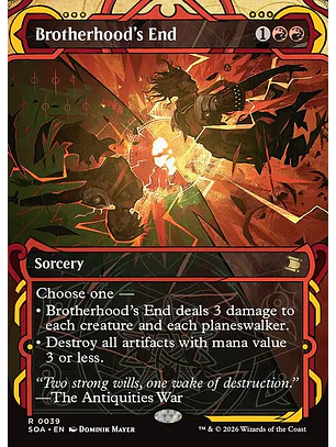 Brotherhood's End - SOA-39 - Rare