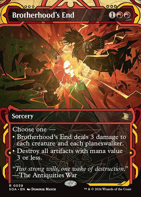 Brotherhood's End - SOA-39 - Rare 1