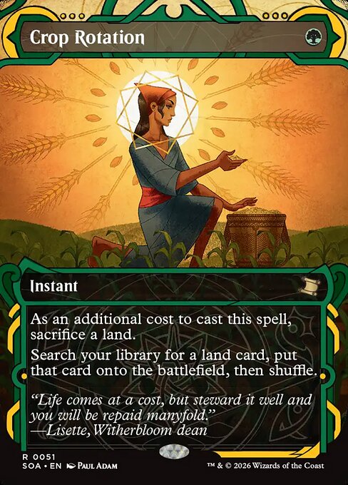 Crop Rotation - SOA-51 - Rare 1