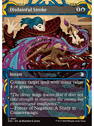 Disdainful Stroke - SOA-17-F - Uncommon - Foil