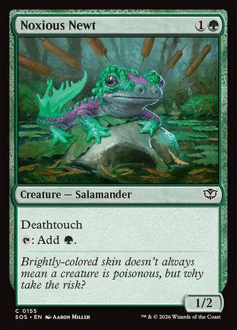 Noxious Newt - SOS-155 - Common 1