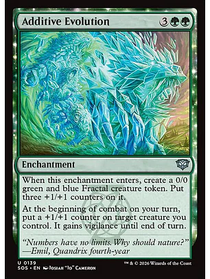 Additive Evolution - SOS-139-F - Uncommon - Foil