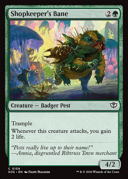Shopkeeper's Bane - SOS-159-F - Common - Foil 1