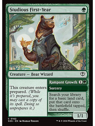Studious First-Year // Rampant Growth - SOS-162 - Common