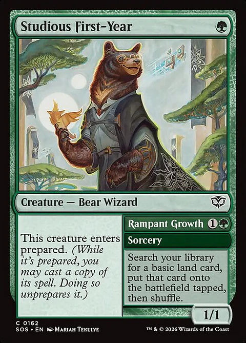 Studious First-Year // Rampant Growth - SOS-162 - Common