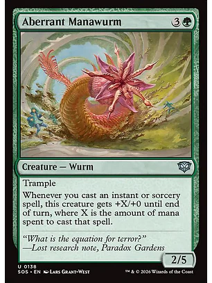 Aberrant Manawurm - SOS-138 - Uncommon