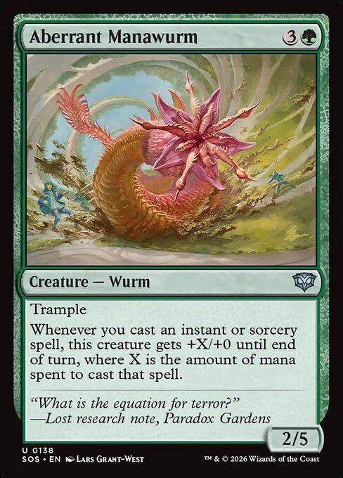 Aberrant Manawurm - SOS-138 - Uncommon 1