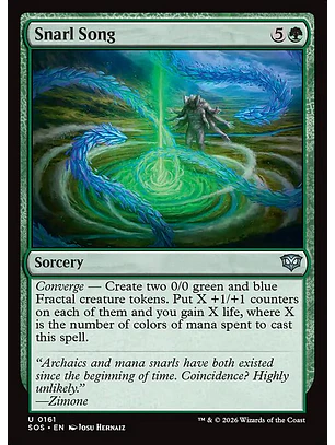 Snarl Song - SOS-161-F - Uncommon - Foil