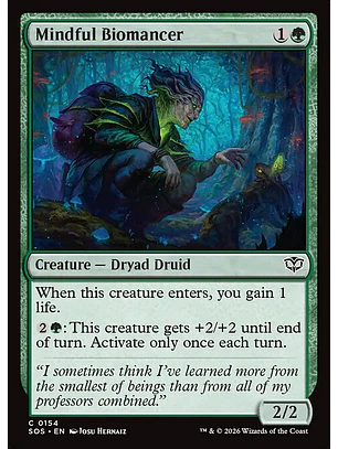 Mindful Biomancer - SOS-154-F - Common - Foil