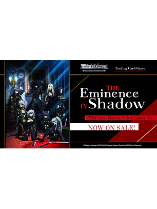 Bushiroad Weiß Schwarz: The Eminence In Shadow - Booster Pack en Ingles