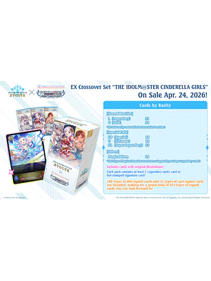 Bushiroad Shadowverse Evolve: The Idolmaster Cinderella Girls - EX Crossover Set en Ingles