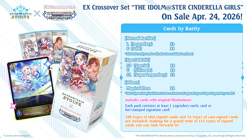 Bushiroad Shadowverse Evolve: The Idolmaster Cinderella Girls - EX Crossover Set en Ingles