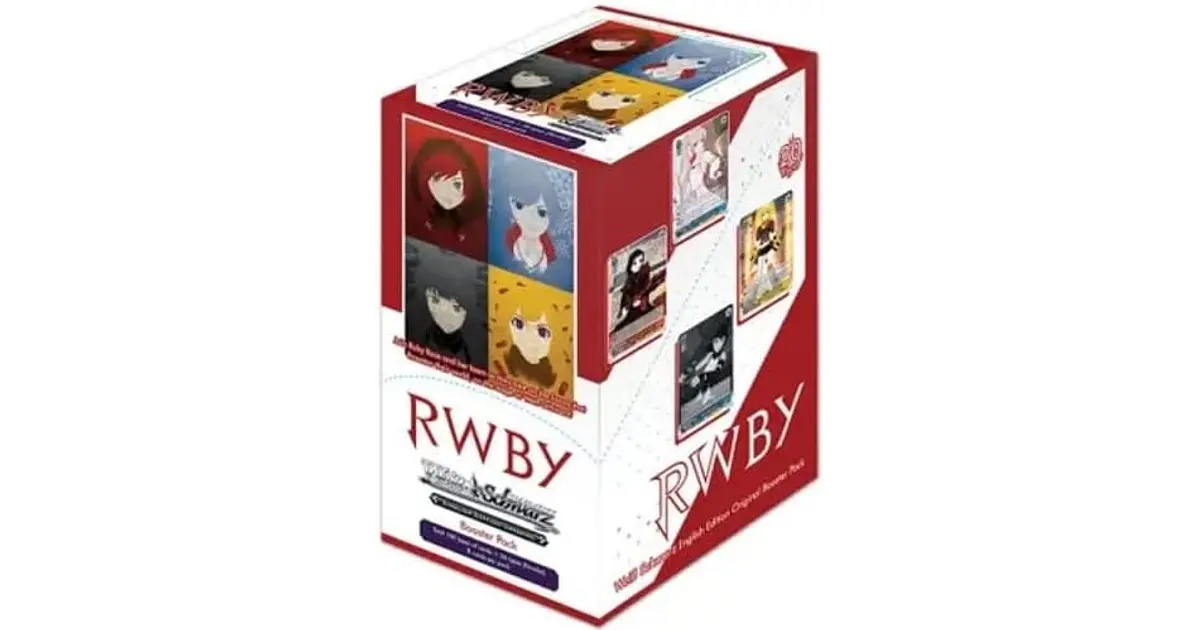 rwby booster box Weiss Schwarz: Premium Pack (3 Cards) SIGN CARDS Every pack you purchase has a chance to include a hotstamp autograph card by the following members of the cast Weiss Schwarz English Trading Card