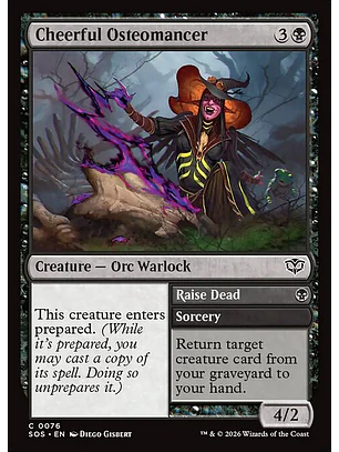Cheerful Osteomancer // Raise Dead - SOS-76 - Common