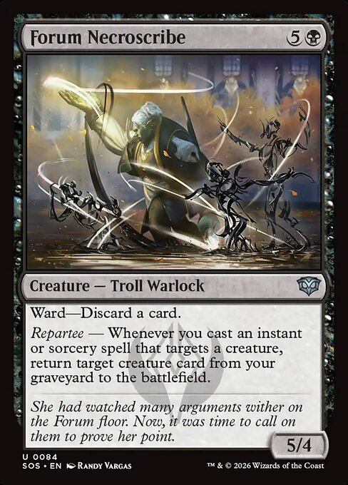 Forum Necroscribe - SOS-84-F - Uncommon - Foil 1