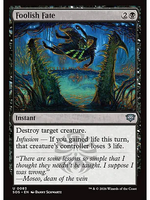 Foolish Fate - SOS-0083 - Uncommon
