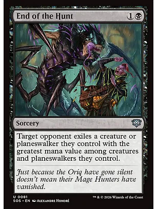 End of the Hunt - SOS-0081 - Uncommon