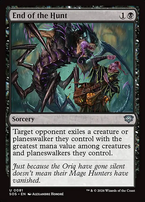 End of the Hunt - SOS-0081 - Uncommon