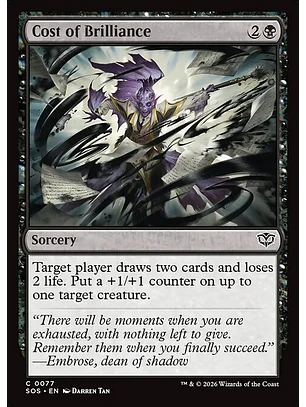 Cost of Brilliance - SOS-0077 - Common