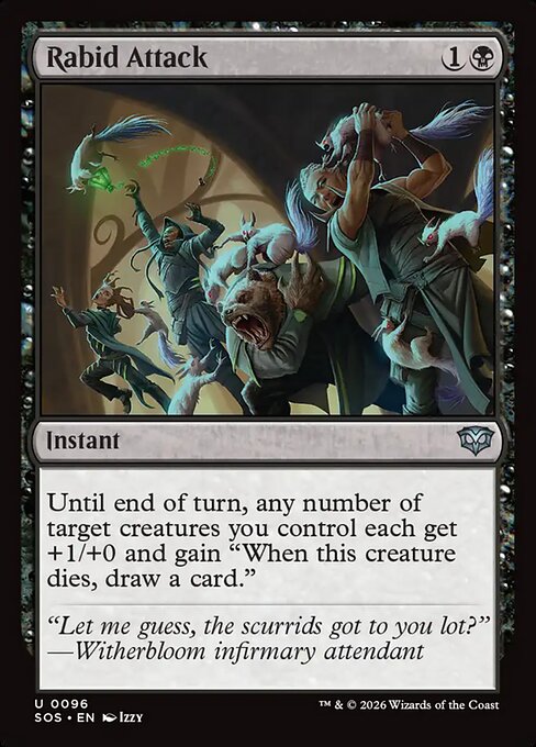 Rabid Attack - SOS-0096 - Uncommon 1