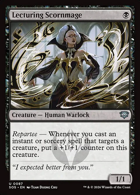 Lecturing Scornmage - SOS-0087 - Uncommon