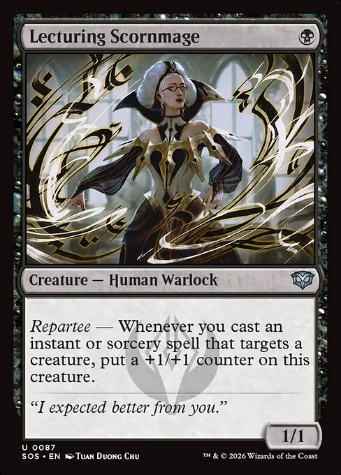 Lecturing Scornmage - SOS-0087 - Uncommon 1