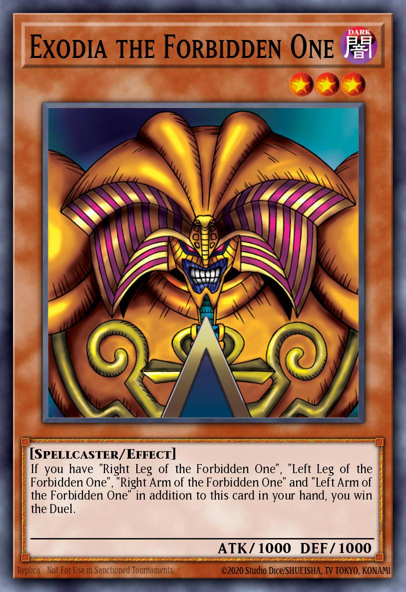 Exodia the Forbidden One (Chibi artwork) - BLGG-EN002 - Secret Rare 1