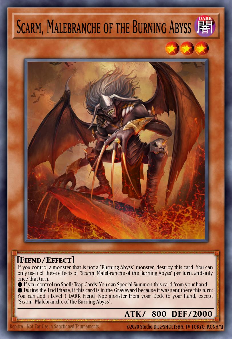 Scarm, Malebranche of the Burning Abyss - BLGG-EN062 - Ultra Rare 1
